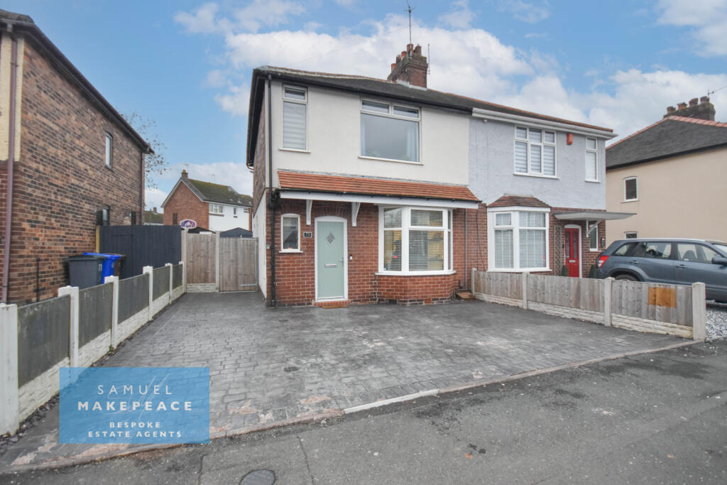 3-bed semi-detached on Biddulph Road, Chell, Stoke-on-Trent, £175,000