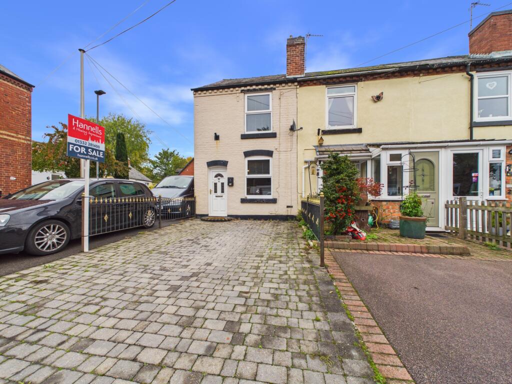 2-bed terraced on Brockley, Spondon, £185,000