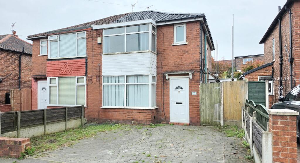 3-bed semi-detached on Joyce Street, Moston, £235,000