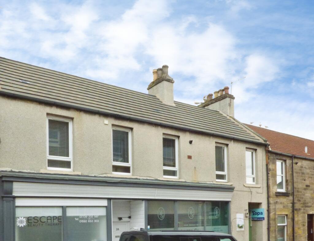 1-bed flat on Cross Street, Dysart, Kirkcaldy, KY1, £69,000