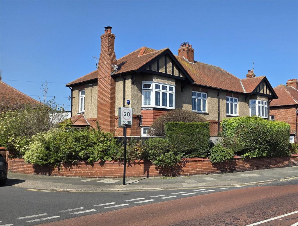 4-bed semi-detached on Mill Grove, Tynemouth, NE30, £750,000