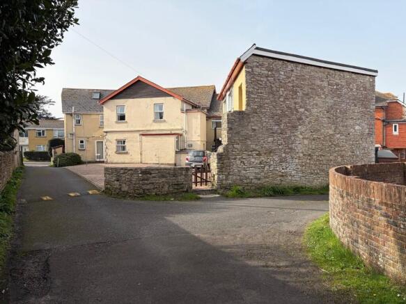 Rear of property