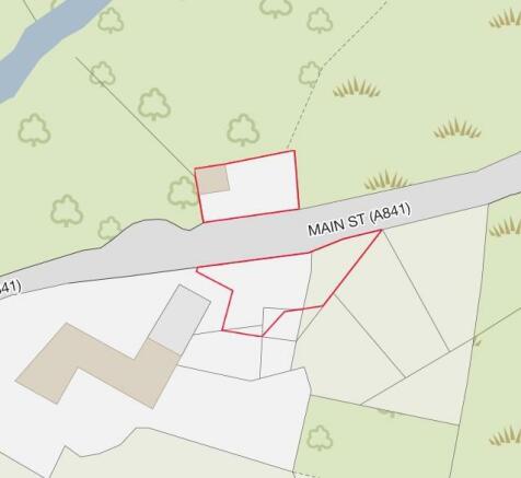 Title plan in red