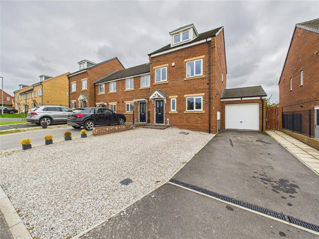 3-bed semi-detached on Liddell Way, Bishop Auckland, Durham, DL14, £188,000