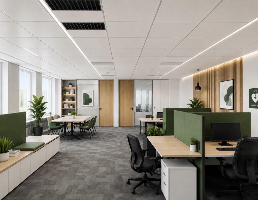 Open plan office