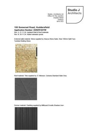 Building Plot 152 Somerset Road Buidling Materials