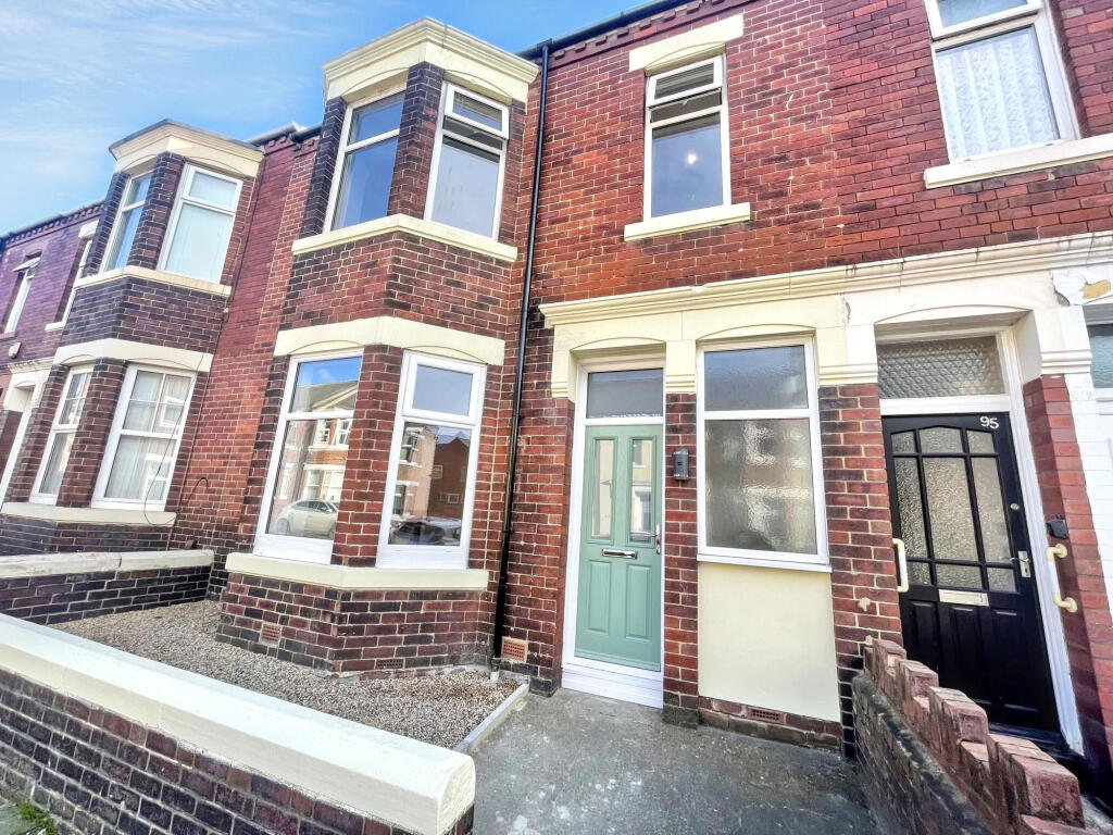 4-bed terraced on Gordon Road, West Harton, South Shields, Tyne and Wear, NE34 0QR, £180,000