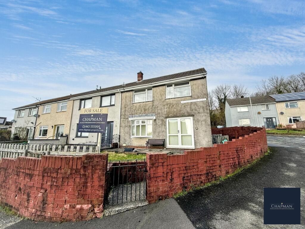 2-bed terraced on Investiture Place, Tonyrefail, CF39, £119,950
