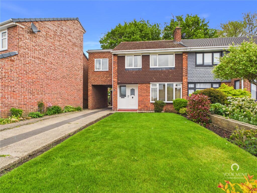 4-bed semi-detached on Willow Road, Houghton Le Spring, Tyne and Wear, DH4, £179,950
