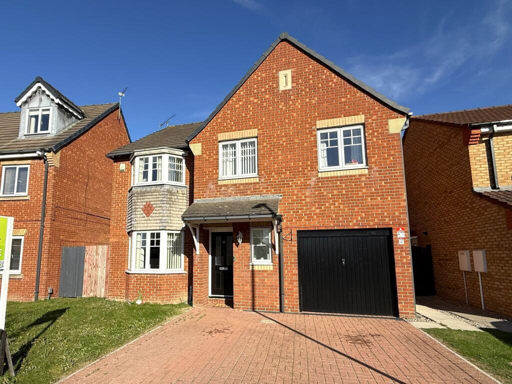 4-bed detached on Talisker Gardens, Redcar, TS10, £300,000