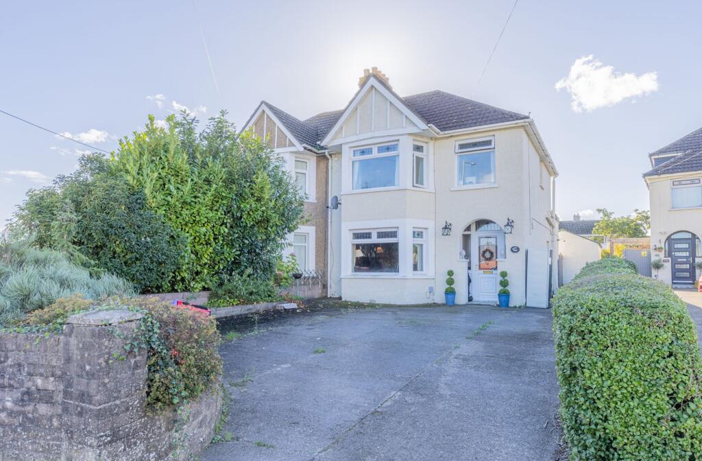 3-bed semi-detached on Newport Road, Caldicot, NP26, £325,000