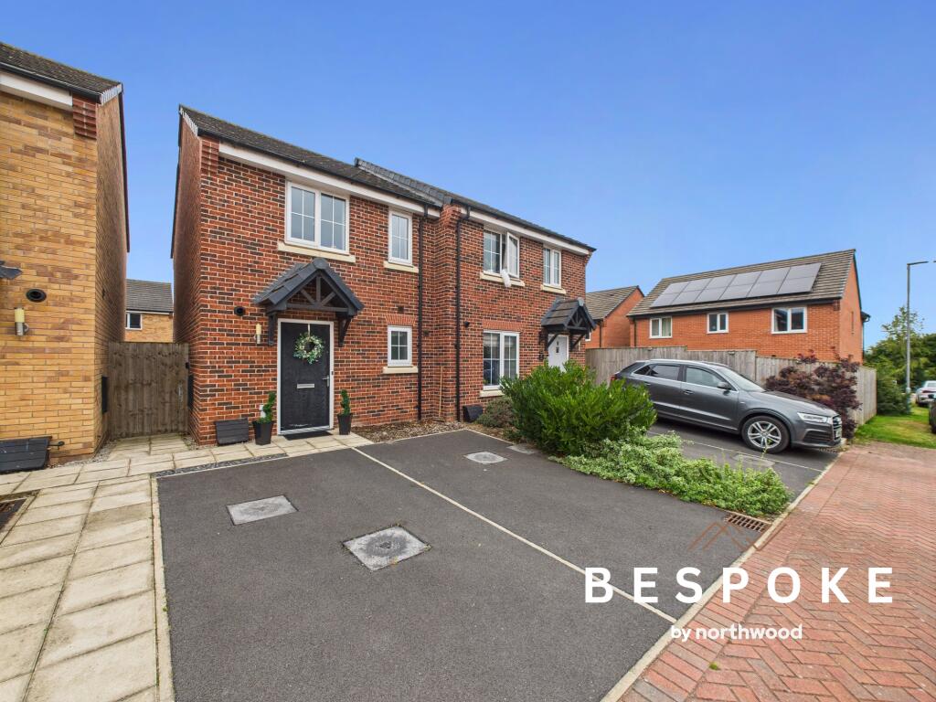 2-bed semi-detached on Long Beam Road, Sandbach, CW11, £110,000