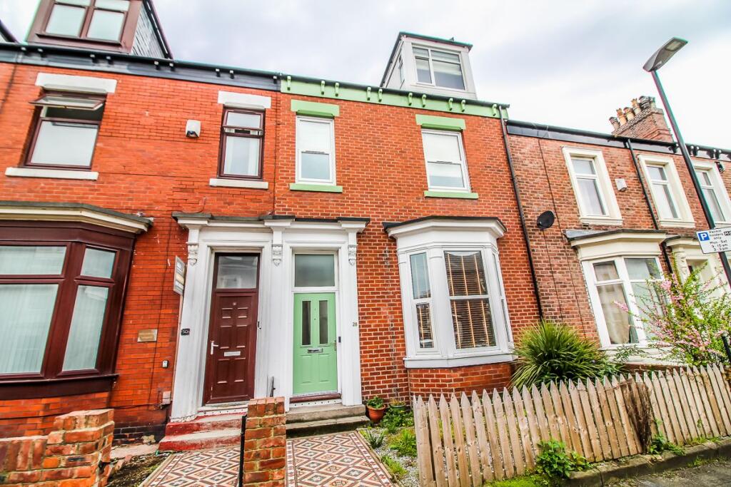5-bed terraced on Elmwood Street, Thornhill, Sunderland, SR2, £265,000