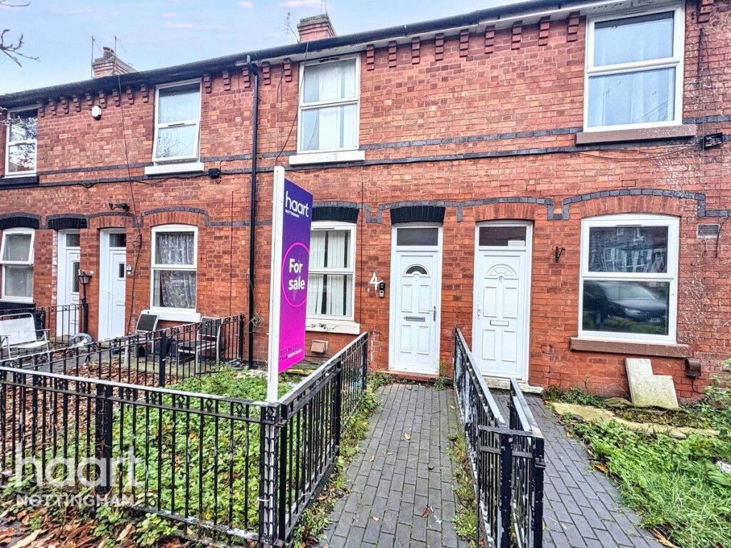 2-bed terraced on Leslie Avenue, Forest Fields, £130,000