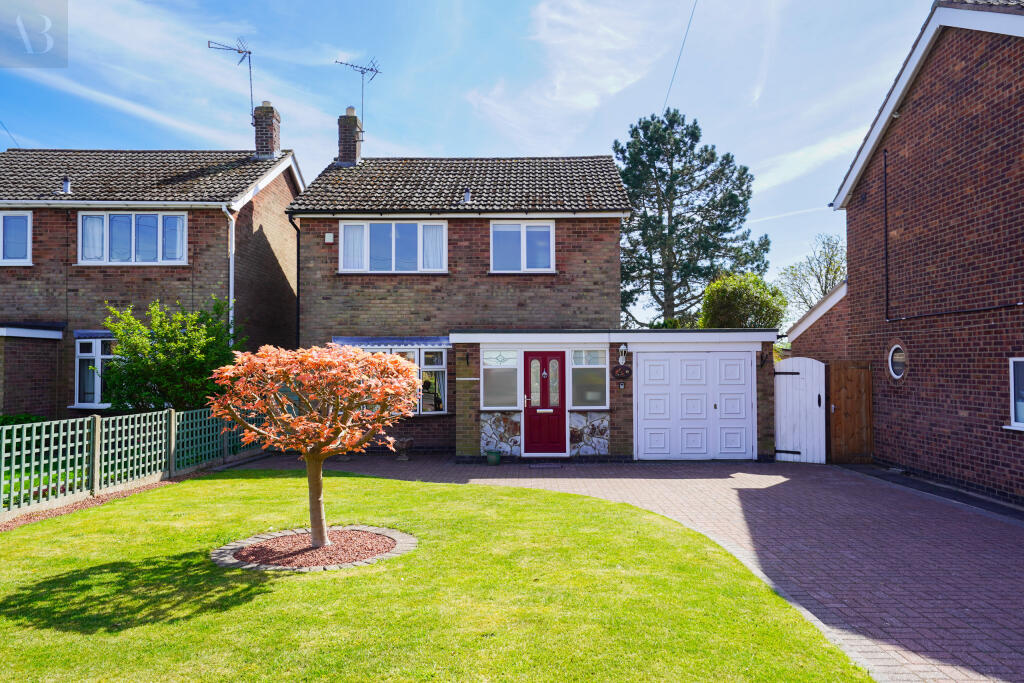 3-bed detached on Arnolds Crescent, Newbold Verdon, Leicester, Leicestershire, £325,000