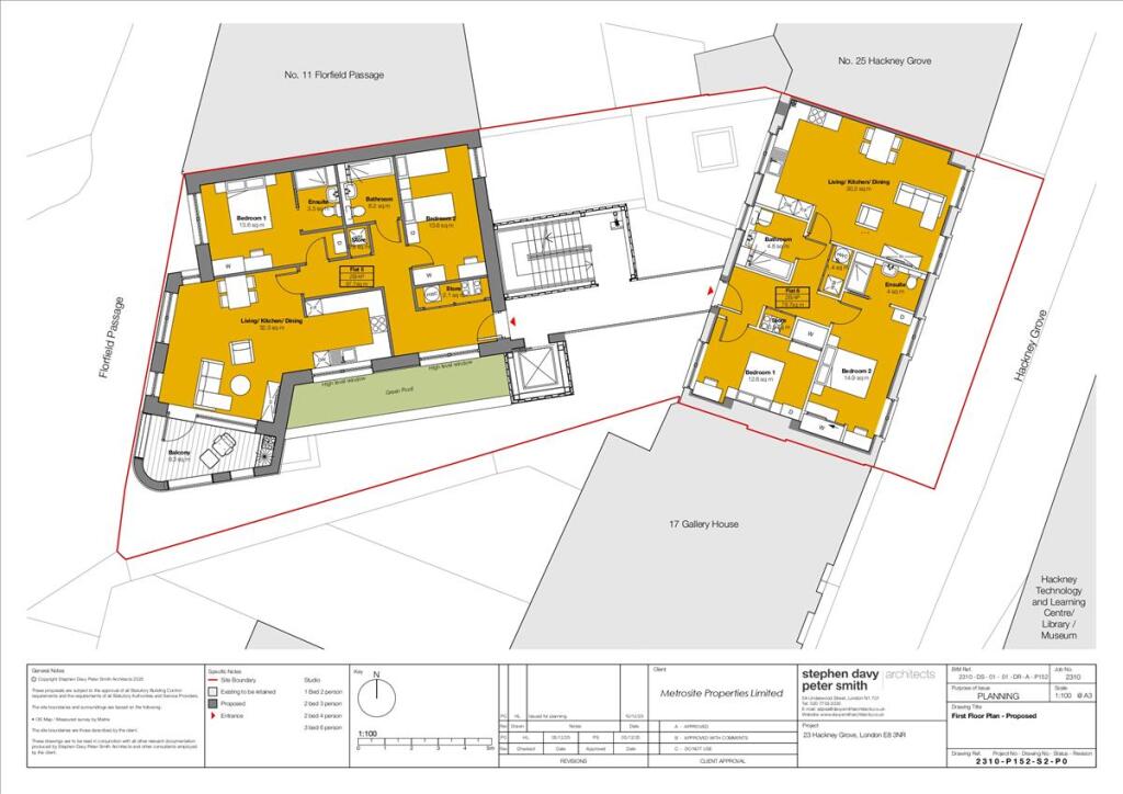 Hackney Grove & Vernon Hall, Florfield Passage, London Fields, E8 - More