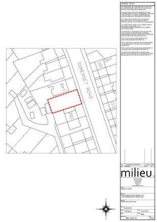 Building Plot 152 Somerset Road Site Plan