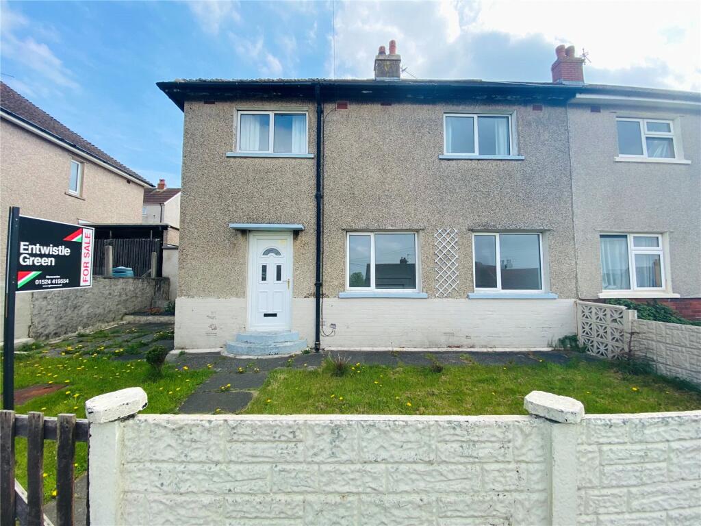 4-bed semi-detached on Delamere Avenue, Heysham, Morecambe, Lancashire, LA3, £175,000