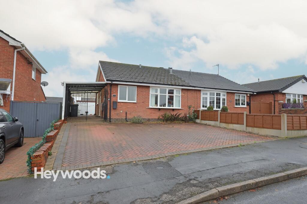 2-bed semi-detached on Brutus Road, Newcastle, ST5, £145,000