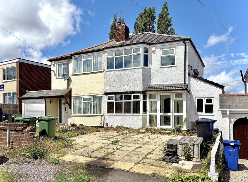 3-bed semi-detached on Ivyhouse Lane, Bilston, West Midlands, WV14 9LA, £230,000