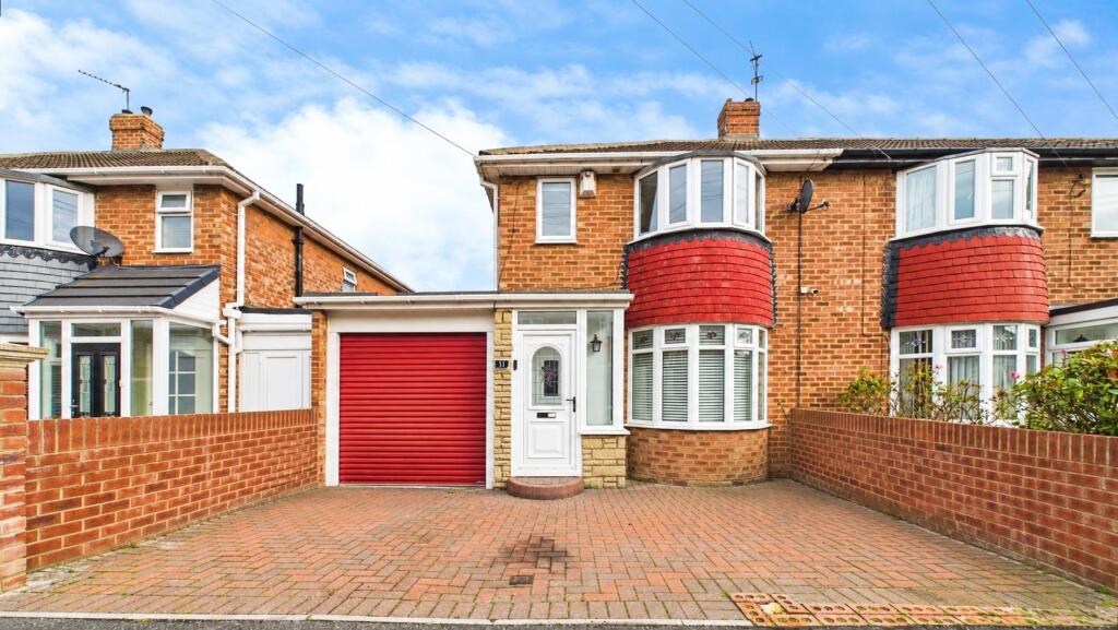 3-bed semi-detached on Kentmere Avenue, Seaburn Dene, Sunderland, £240,000