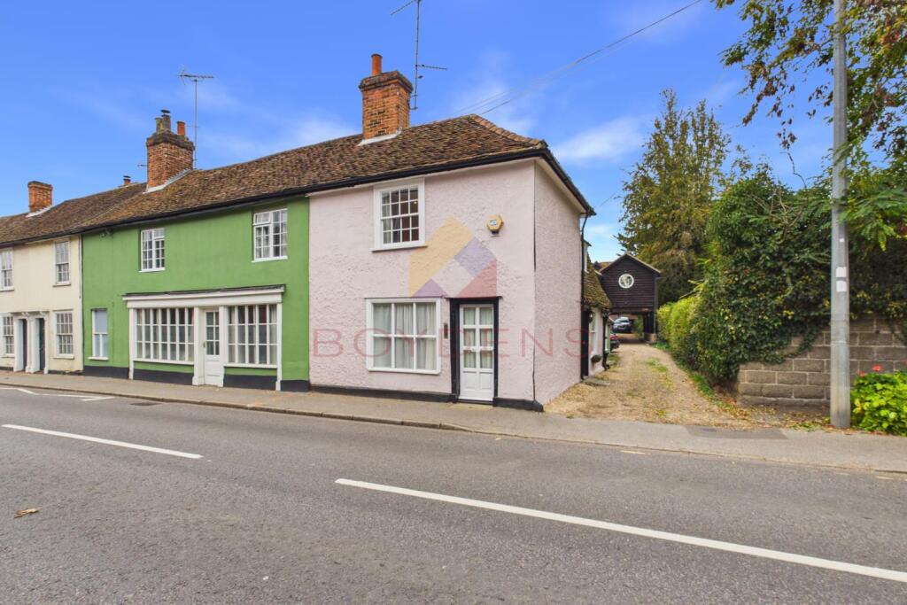 1-bed terraced on High Street Kelvedon, £250,000