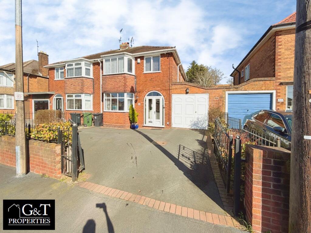 3-bed semi-detached on Sledmore Road, Dudley, £270,000