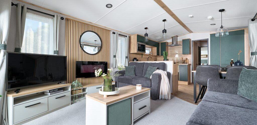 2-bed caravan on Two Bed ABI Islay (37x12), Palm Beach Holiday Park, Heacham, Norfolk, PE31 7AR, £52,500