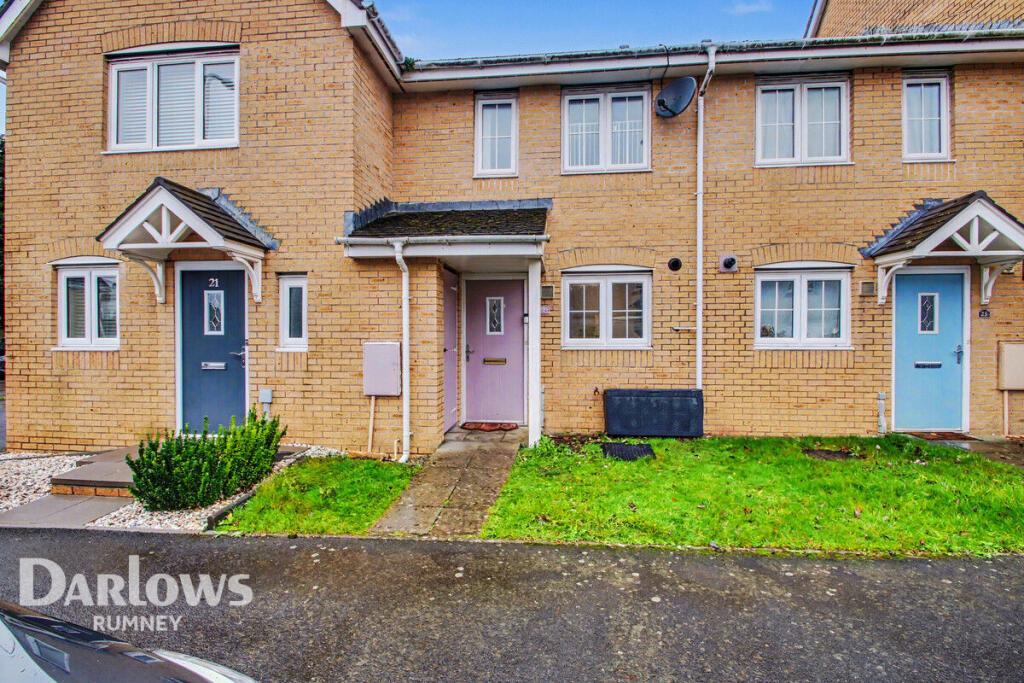 2-bed terraced on Ffordd Brynhyfryd, Old St Mellons, £210,000