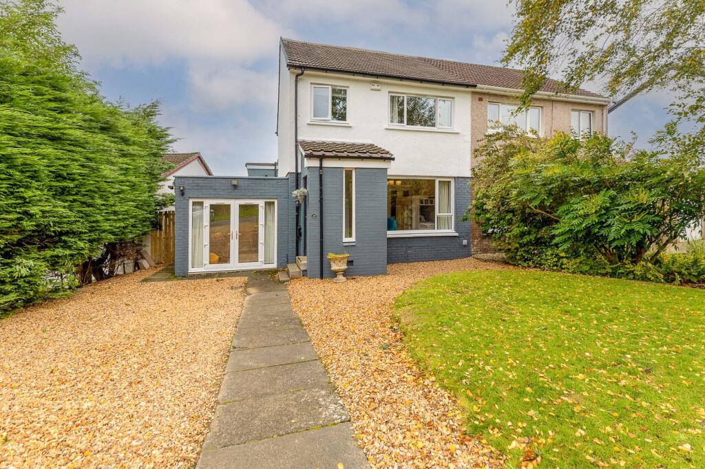 4-bed semi-detached on Lambie Crescent, Newton Mearns, Glasgow, £355,000