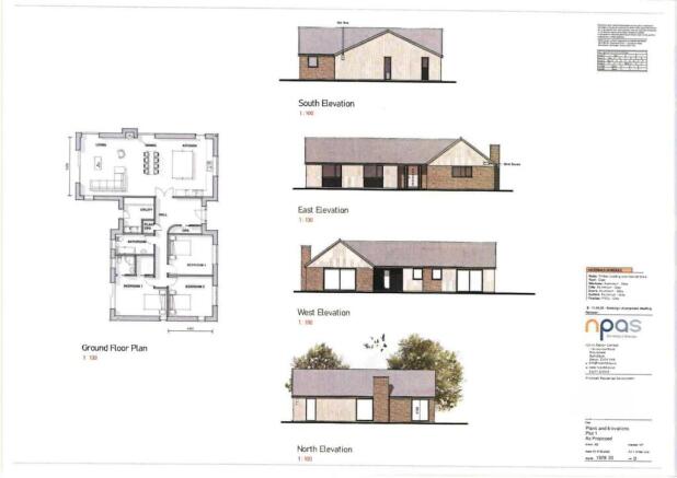 Floorplan &amp; Elevations Redevelopment Site at Parso