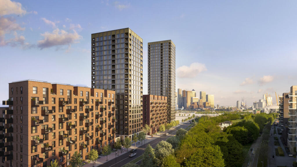 1-bed flat on 41, West Parkside,
London,
SE10 0JT, £460,000