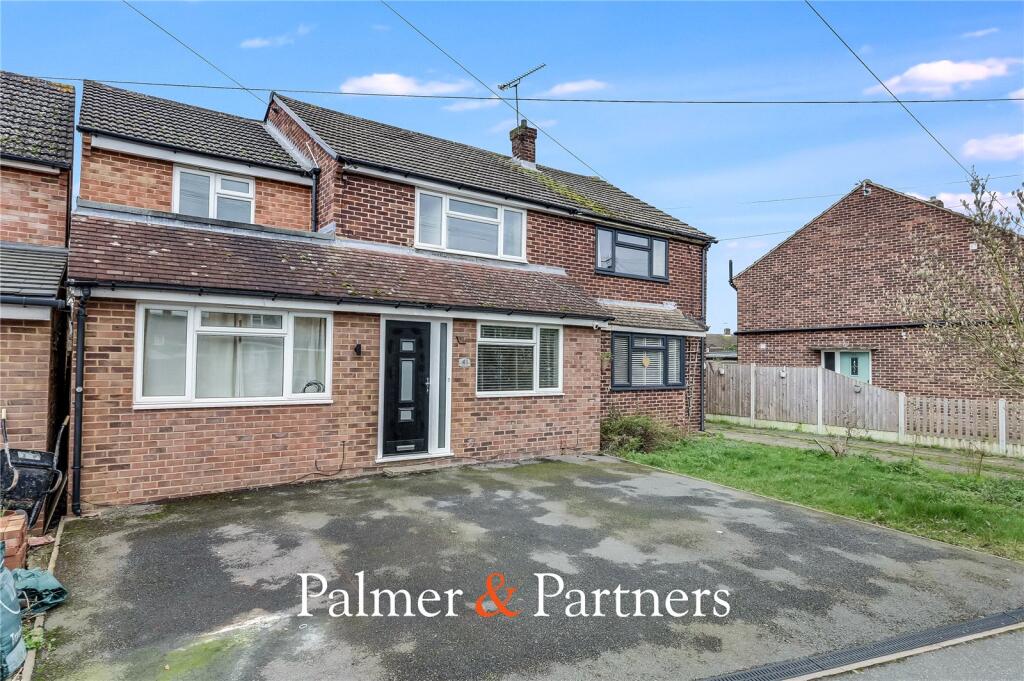4-bed semi-detached on Ash Grove, Chelmsford, Essex, CM2, £600,000