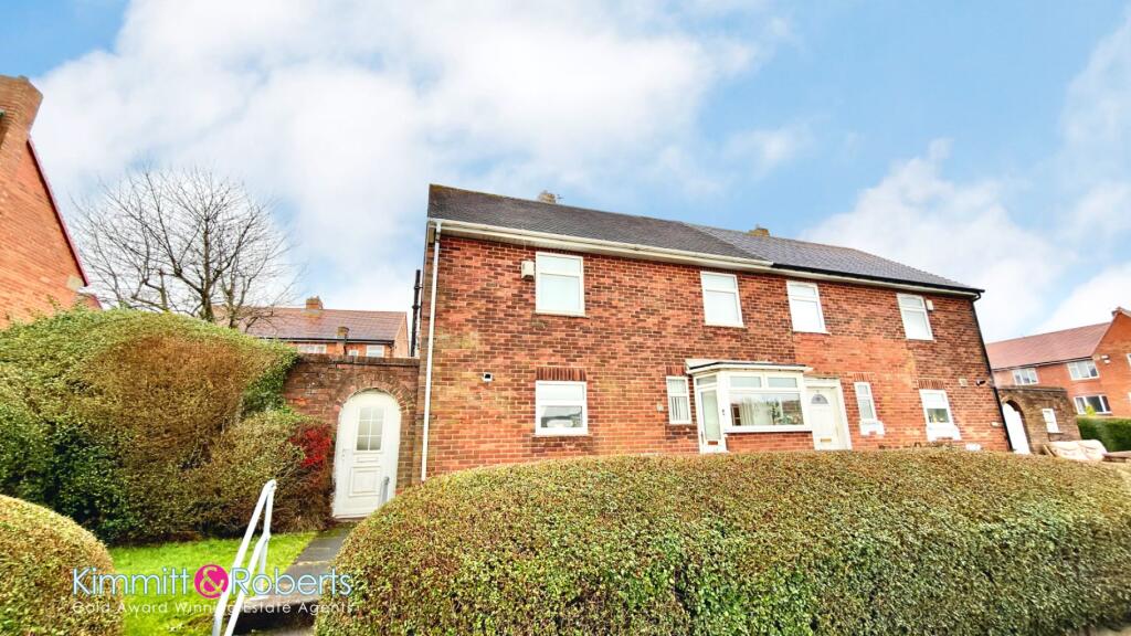 3-bed semi-detached on Seaham Road, Houghton le Spring, Tyne and Wear, DH5 8EB, £99,950