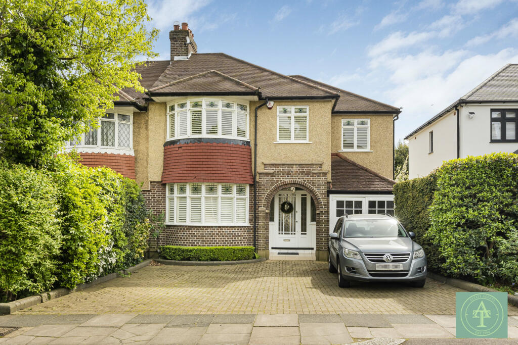 5-bed semi-detached on Vicars Moor Lane, Winchmore Hill, London, N21, £1,200,000