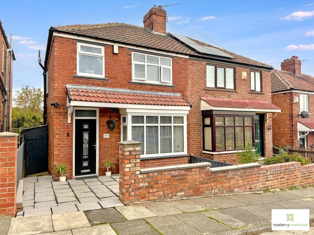 3-bed semi-detached on Hillside Road, Norton, Stockton-On-Tees, £175,000