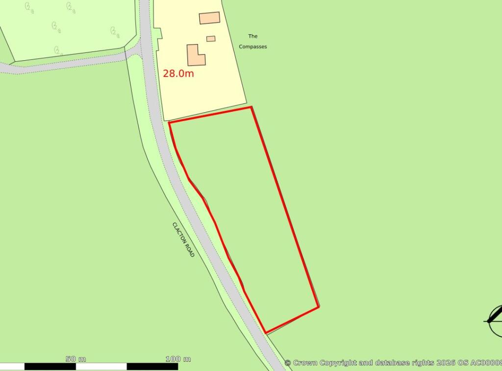 Main image of property: Land on the south of The Compasses, Clacton Road, Stones Green, Harwich, Essex, CO12 5BX