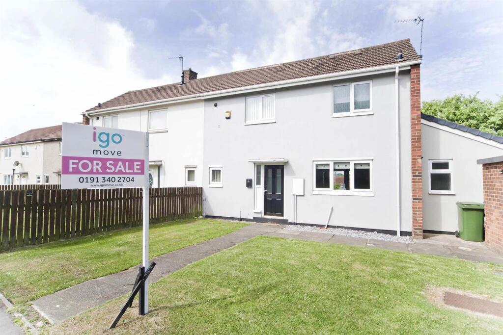 3-bed semi-detached on Bailey Rise, Peterlee, £94,999
