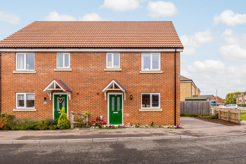 3-bed semi-detached on Curlew Road Wyberton, Boston, Lincolnshire, PE21, £78,750