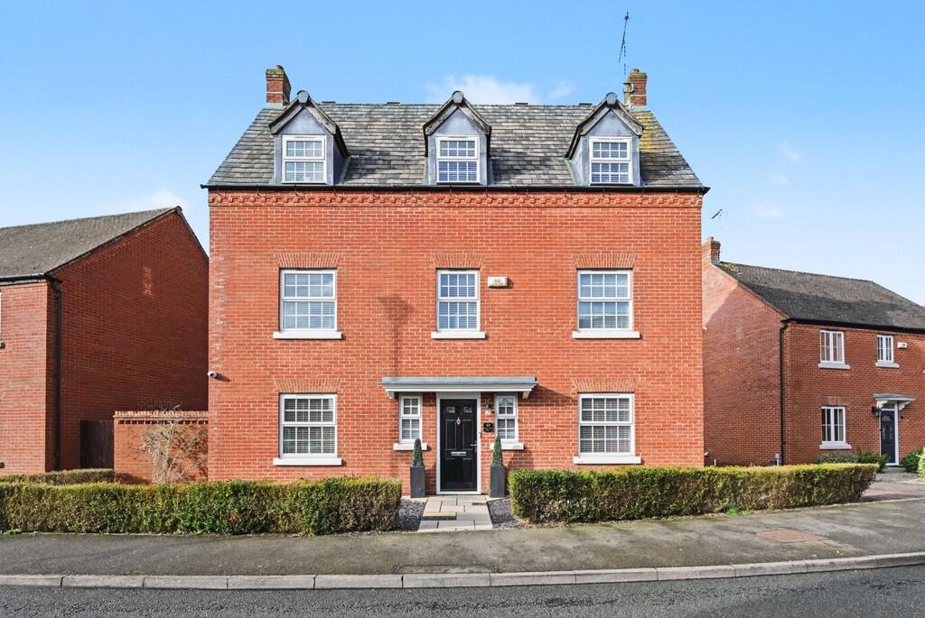 5-bed detached on Coton Park Drive, Rugby, £499,950