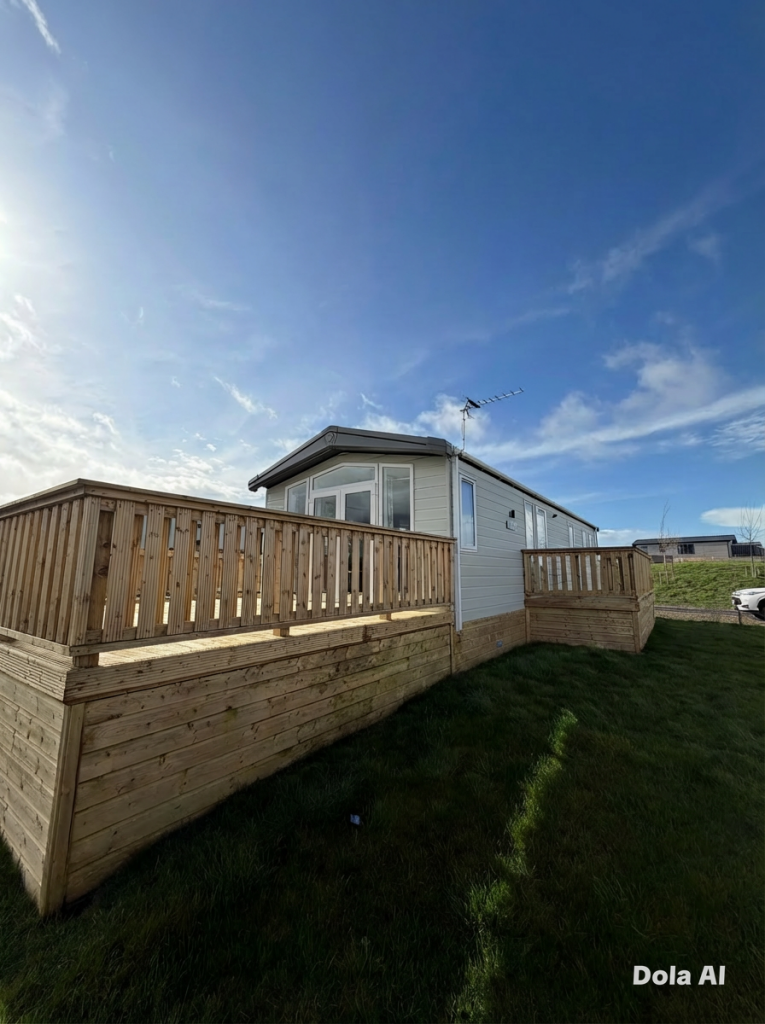 2-bed caravan on Victory Riverwood Lodge 2023, Crofthead Holiday Park, McNairston, Ayr, South Ayrshire, KA6 6EN, £84,995