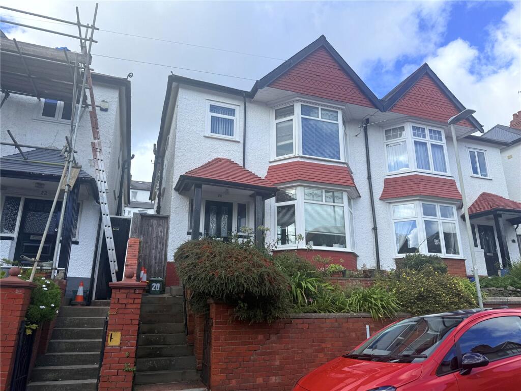 4-bed semi-detached on Long Oaks Avenue, Uplands, Swansea, SA2, £225,000