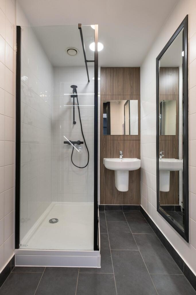 New shower