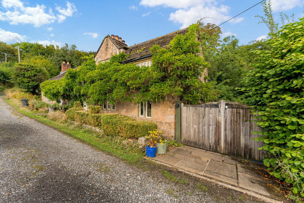 2-bed semi-detached on Peeres Cottages, Peeres Road, Marple, £635,000