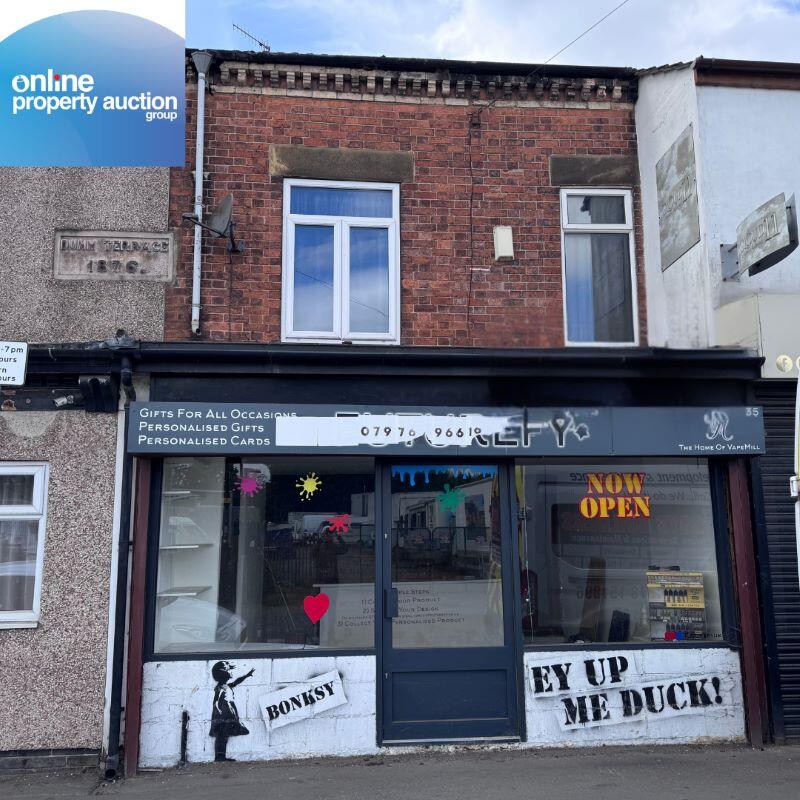 Main image of property: SHOP & FLAT, 35 Cromford Road, Langley Mill, Nottingham, Nottinghamshire, NG16 4EF