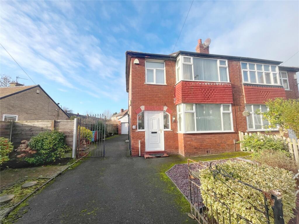 3-bed semi-detached on Carron Avenue, Blackley, Manchester, M9, £210,000