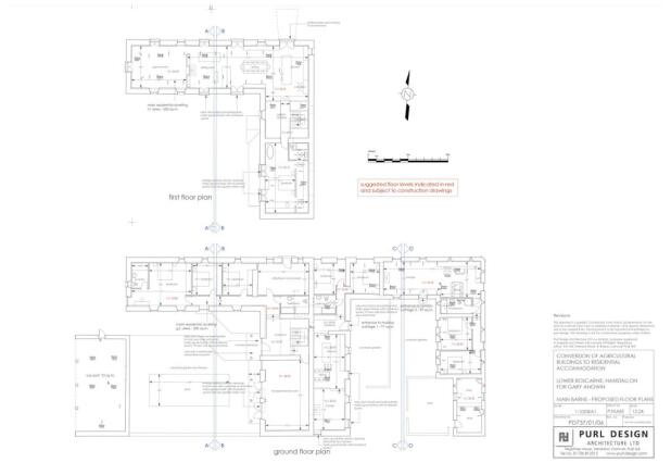 Proposed floor plans