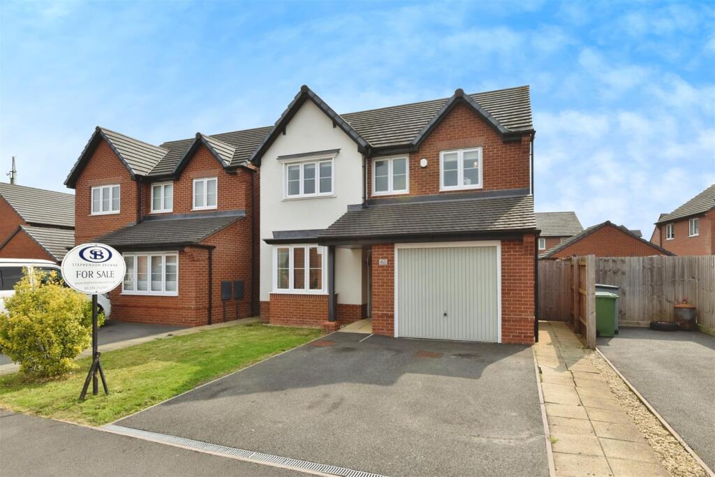 4-bed detached on Philip Taylor Drive, Crewe, £310,000