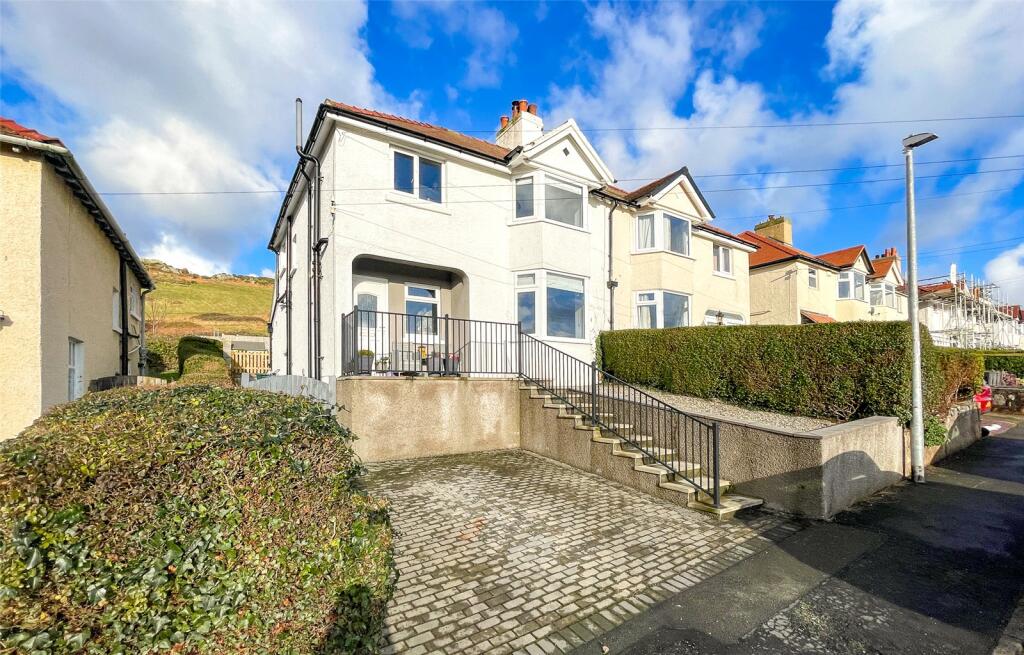 4-bed semi-detached on Vardre Avenue, Deganwy, Conwy, LL31, £325,000