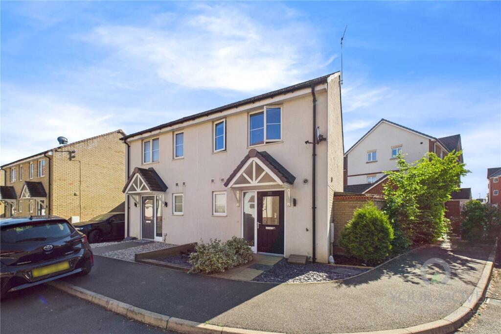 2-bed semi-detached on Alderney Avenue, Newton Leys, Bletchley, Milton Keynes, MK3, £305,000